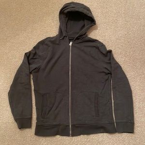 Banana Republic men’s zippered grey cotton hoodie size M